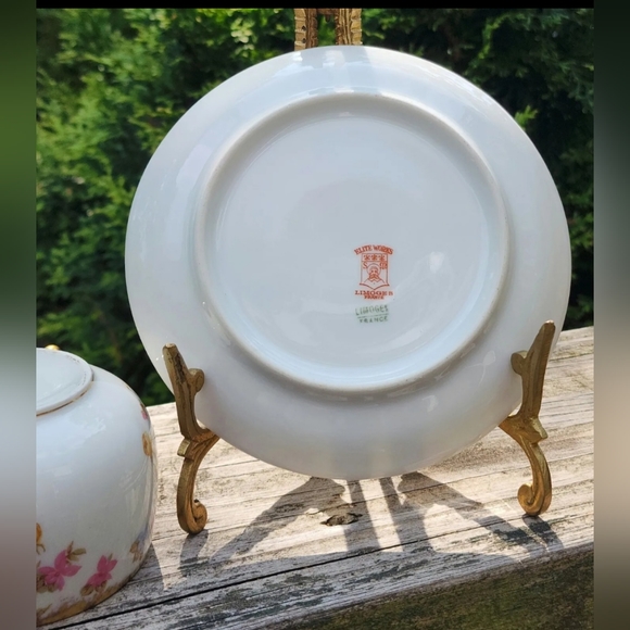 Limoges France BAWO & DOTTER Cup and Saucer - Picture 5 of 14